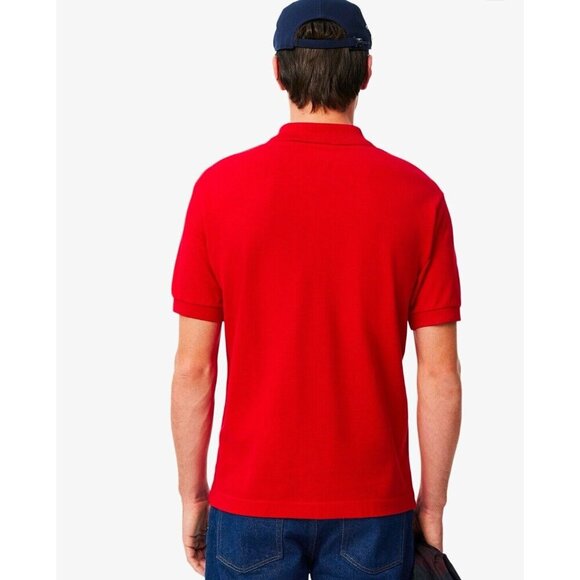 Lacoste Polo Shirt Short Sleeve Red SZ XL - Picture 4 of 16